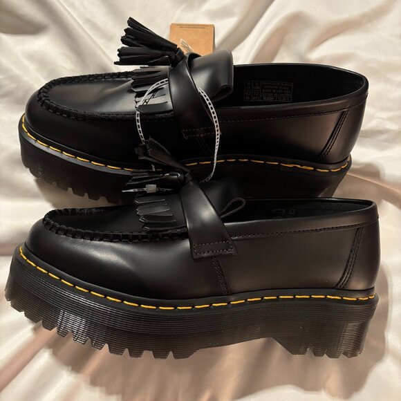 DOC MARTEN ADRIAN QUAD PLATFORM KILTIE TASSLE - Picture 2 of 5